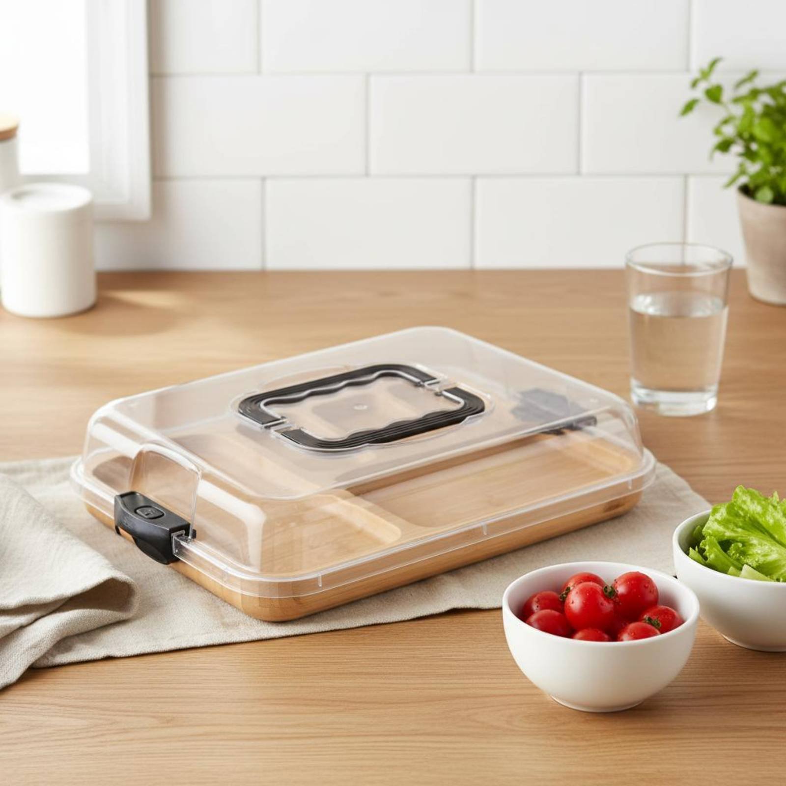 Glass Meal Prep Container - Glass Food Container Reusable Lidded Food