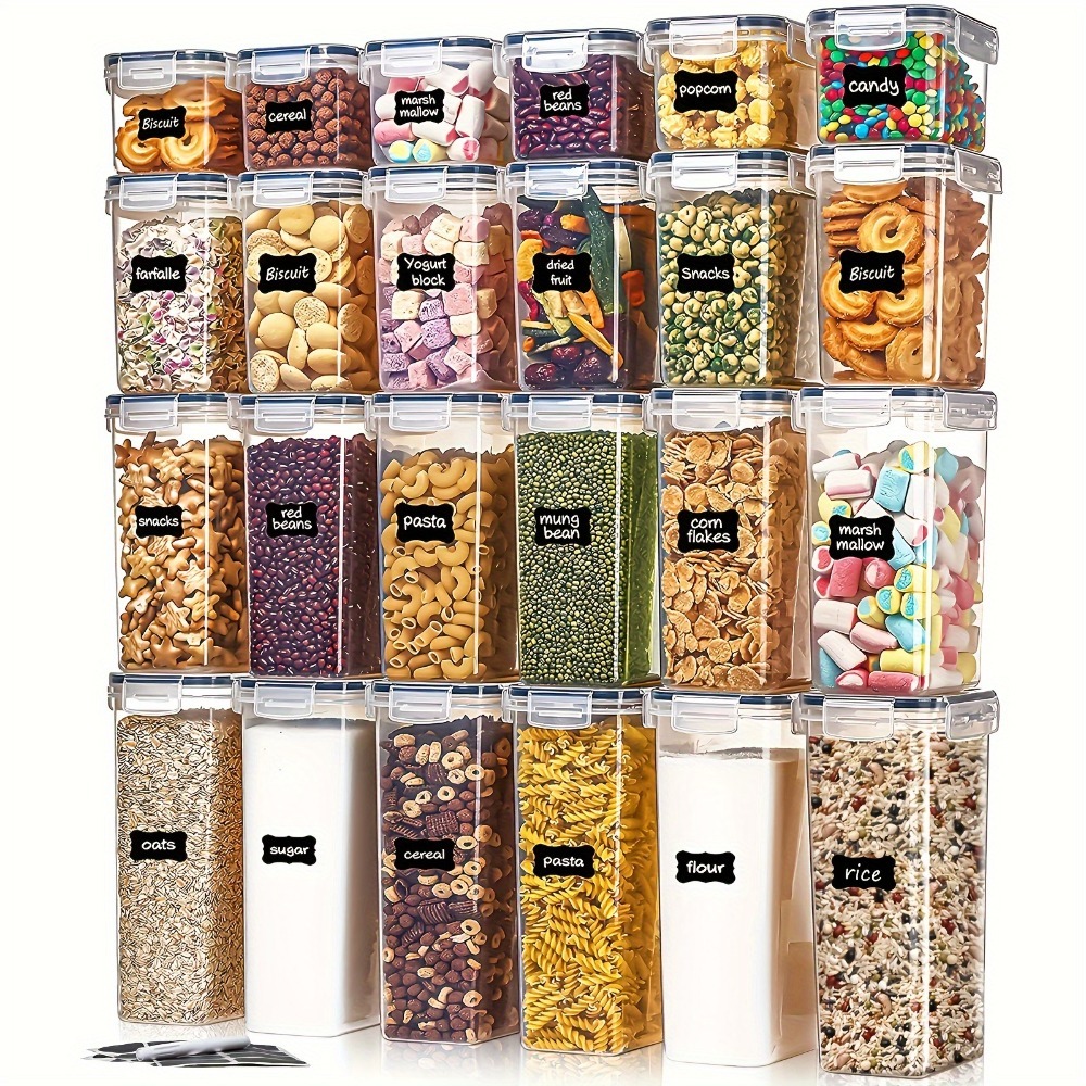 Food Storage Boxes With Lids - 24Pcs Food Storage Containers 12 Boxes