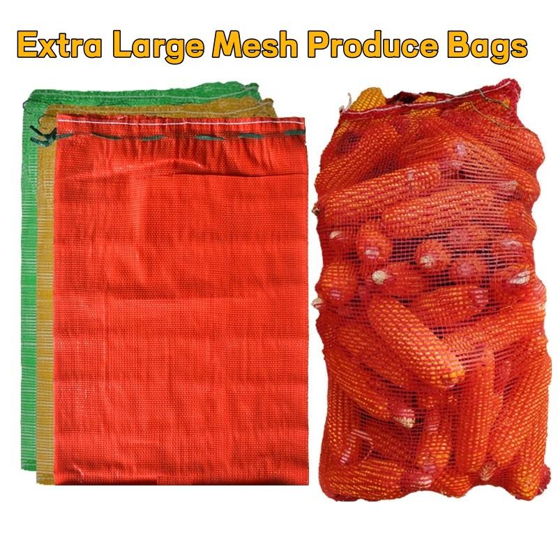 Produce Bag Reusable Mesh - Extra Large Reusable Mesh Produce Storage