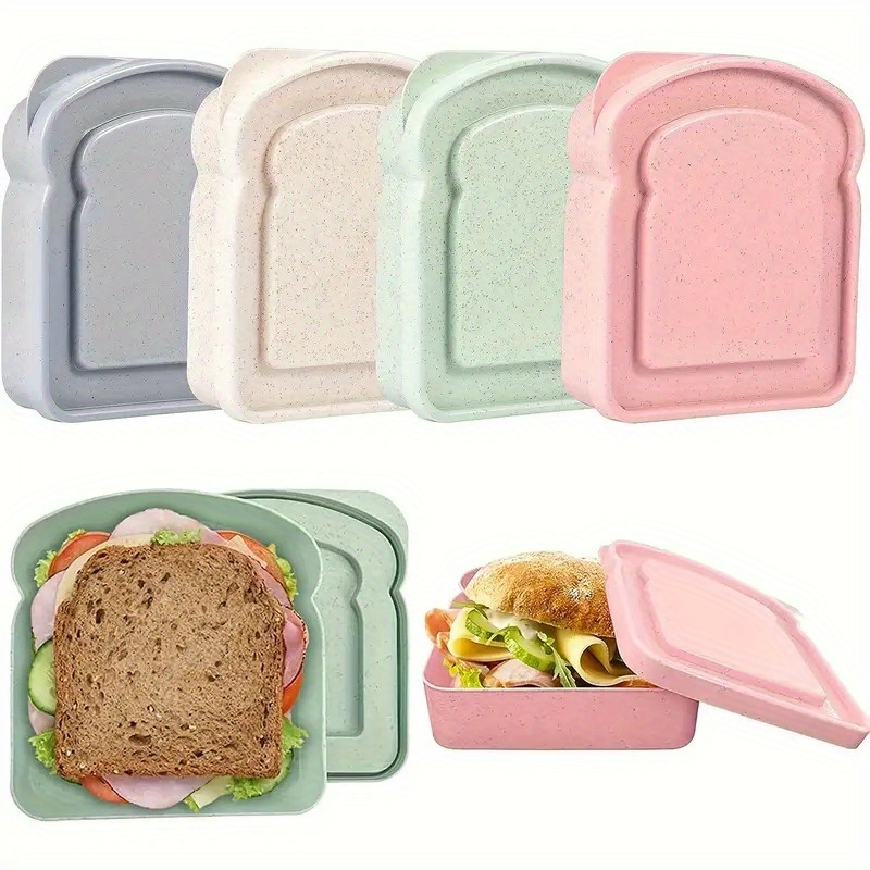 Food Storage Boxes With Lids - 1pc Bento Boxes, Sandwich Containers, For