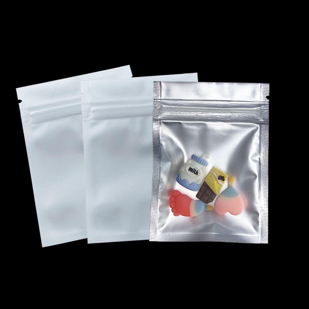 Food Storage Zip Lock Bags - 100pcs/lot Matte Clear Zip Lock Plastic