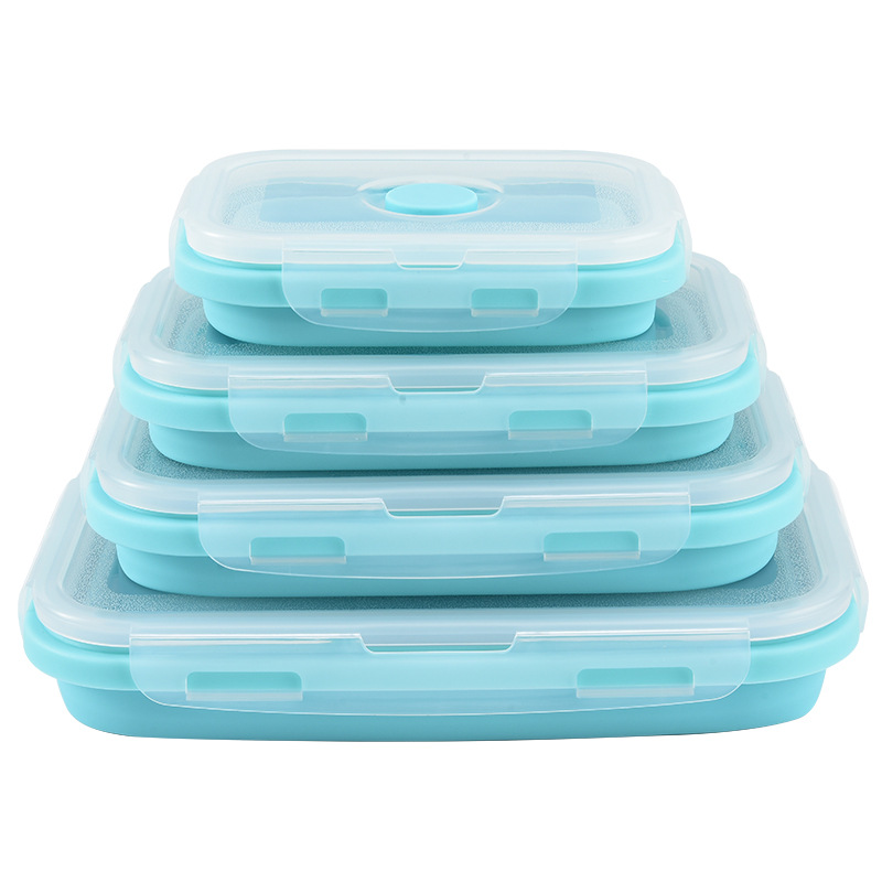 Food Storage Silicone - Collapsible Silicone Food Storage Container With