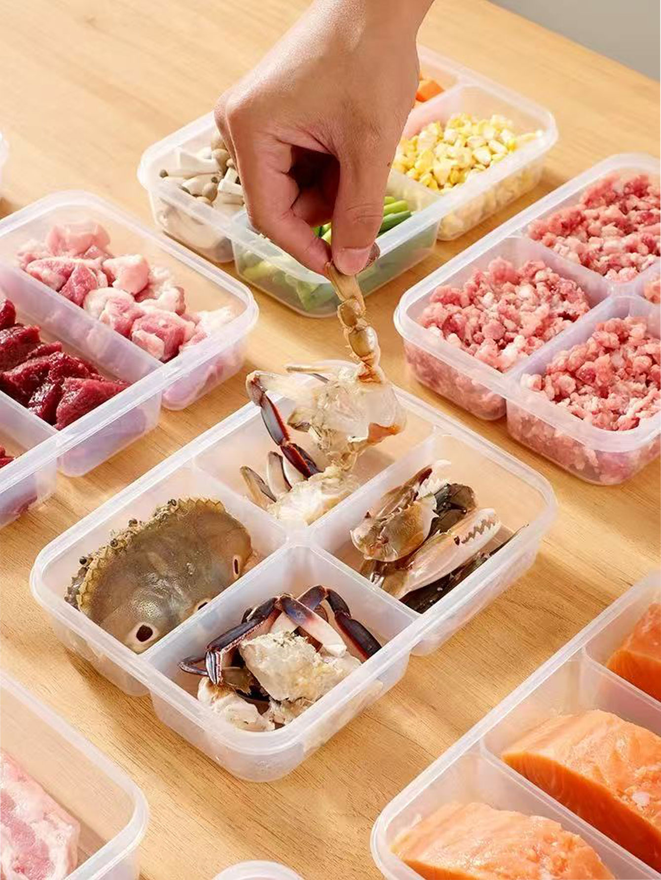 Food Storage Frozen - Refrigerator-Specific Freezer Storage Box for Frozen
