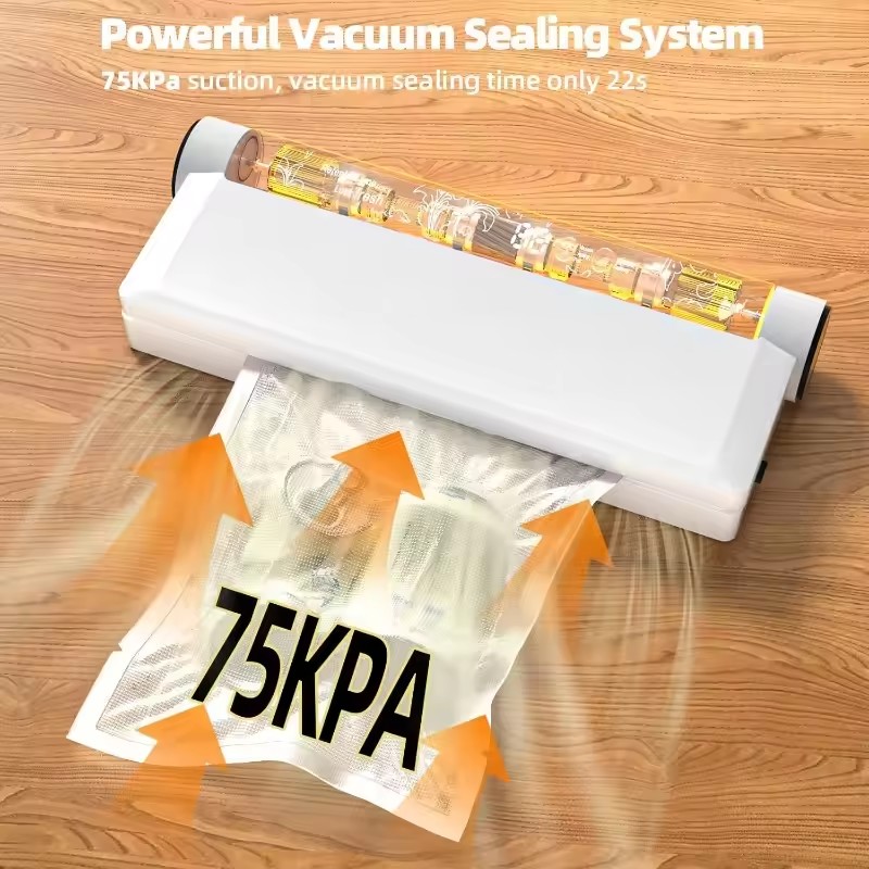 Food Storage Vacuum Sealer Machine - Food Storage Vacuum Sealer Machine 75KPA