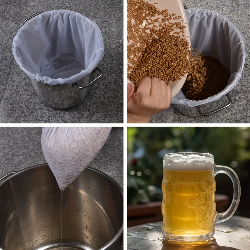 Produce Bag Reusable Mesh - Reusable filter bags, suitable for cold