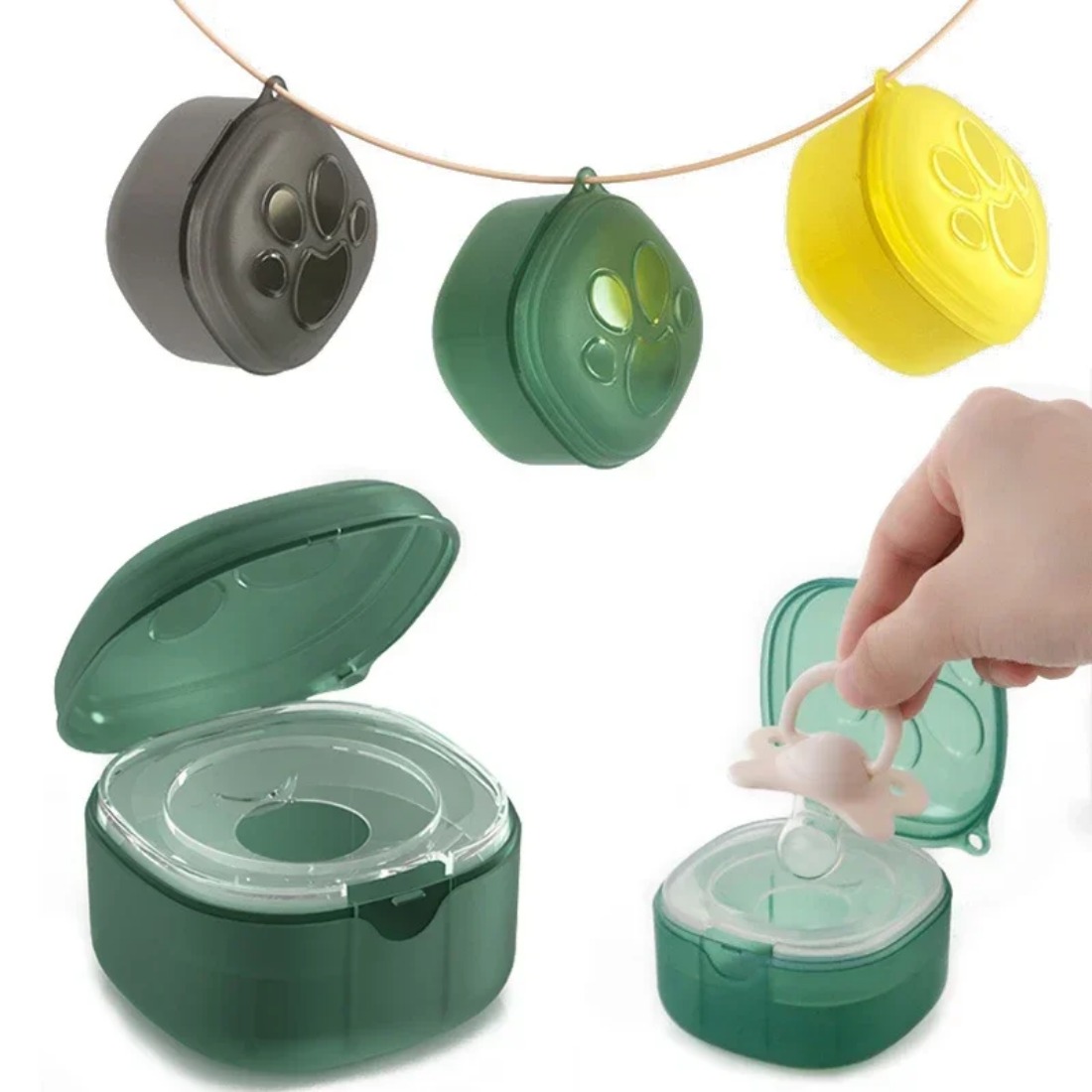 Food Storage Silicone - Food Grade Silicone Pacifier Box Baby