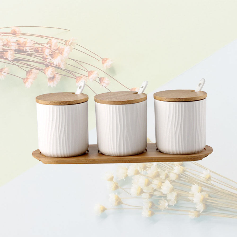 Food Storage Jars & Containers - 9.5x28.5cm Creative Nordic Ceramic Spice Jar