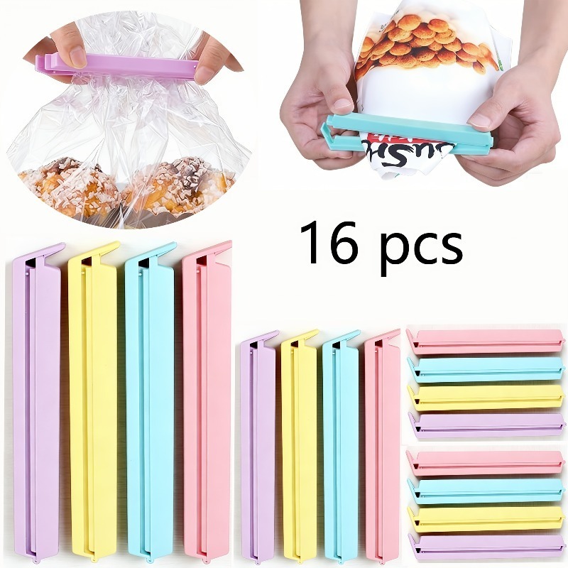 Food Storage Zip Lock Bags - 16 Pcs/Set 3 Sizes Food Bag