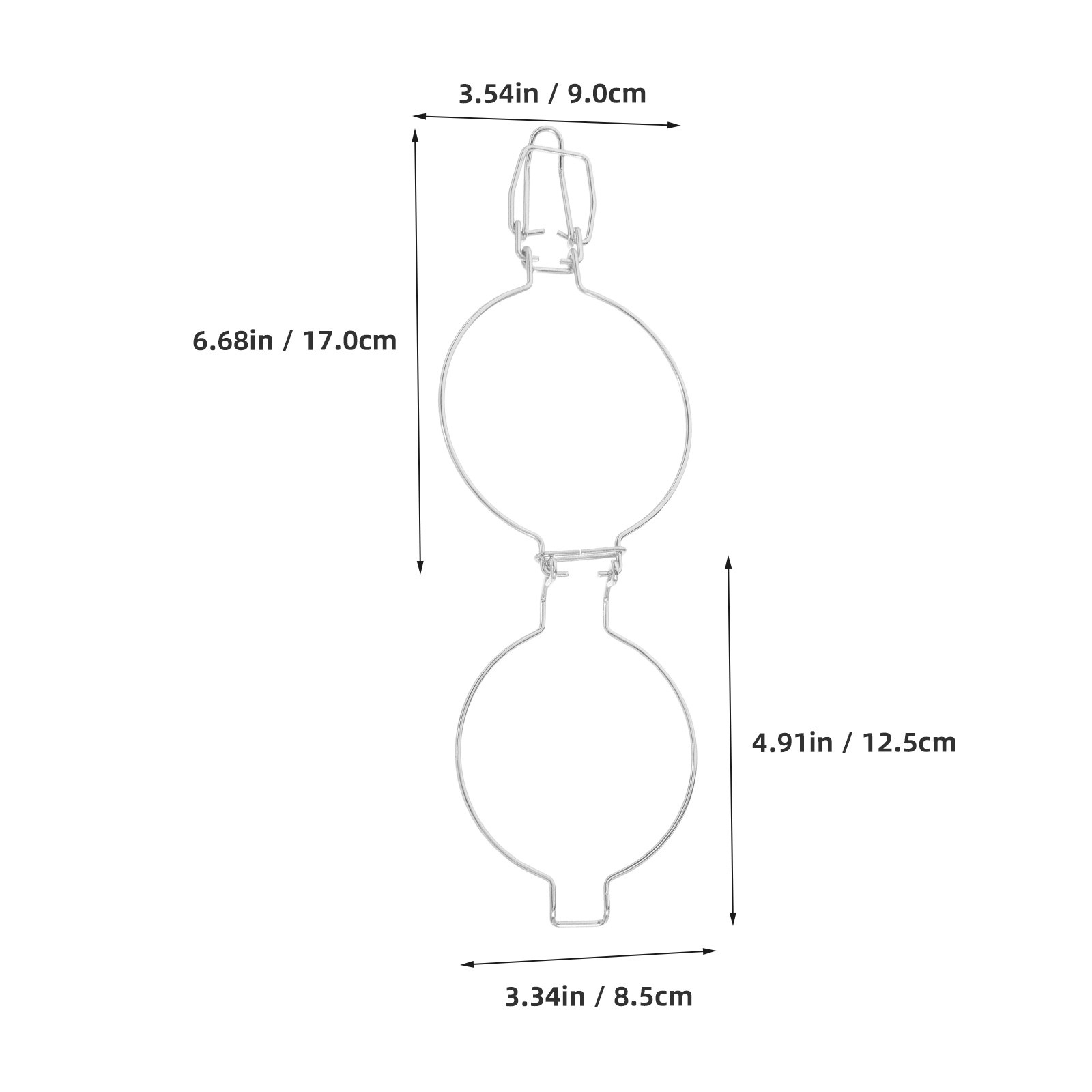 6Pcs Stainless Steel Snap Clas - огляд і ціна Food Storage Jars & Containers