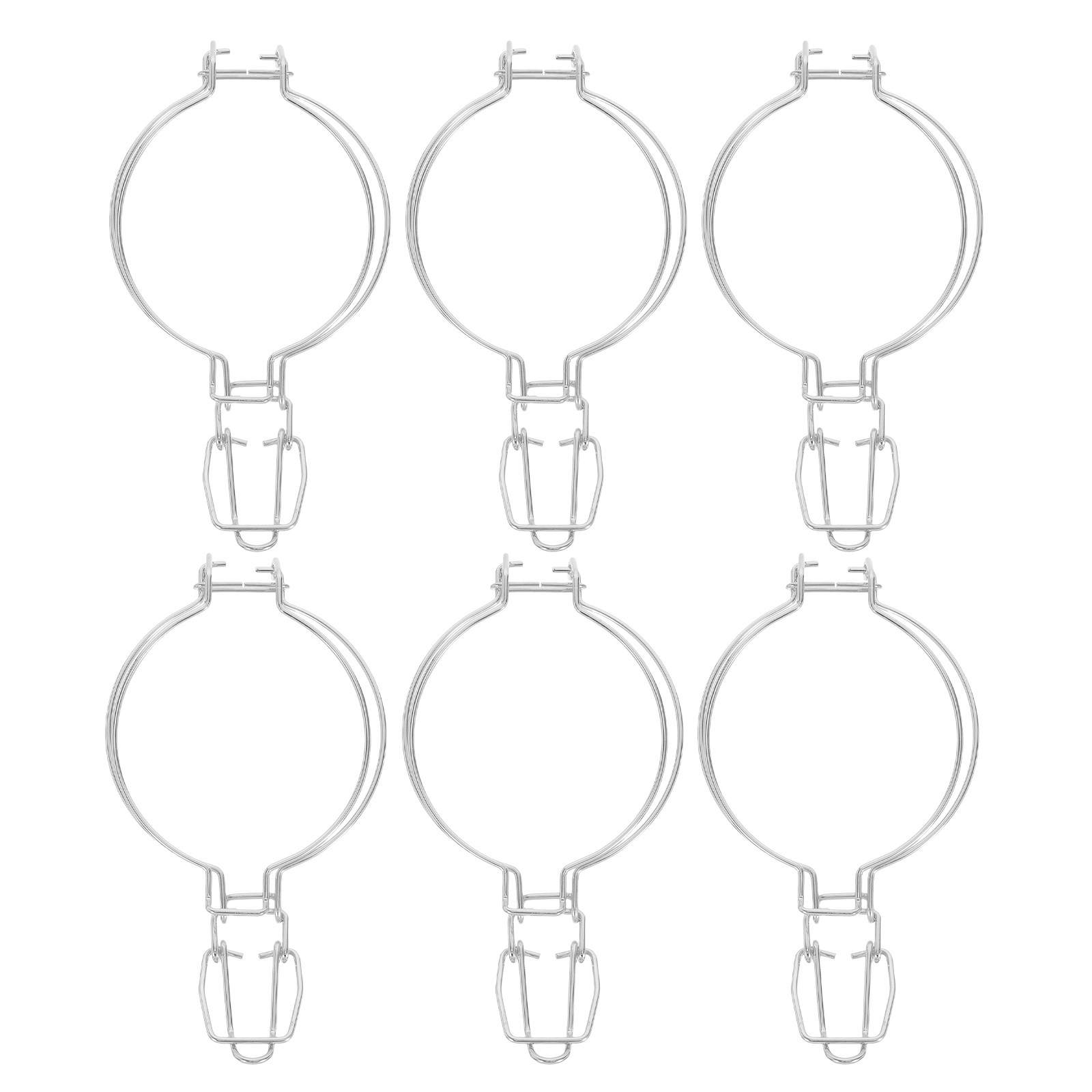 6Pcs Stainless Steel Snap Clas - огляд і ціна Food Storage Jars & Containers