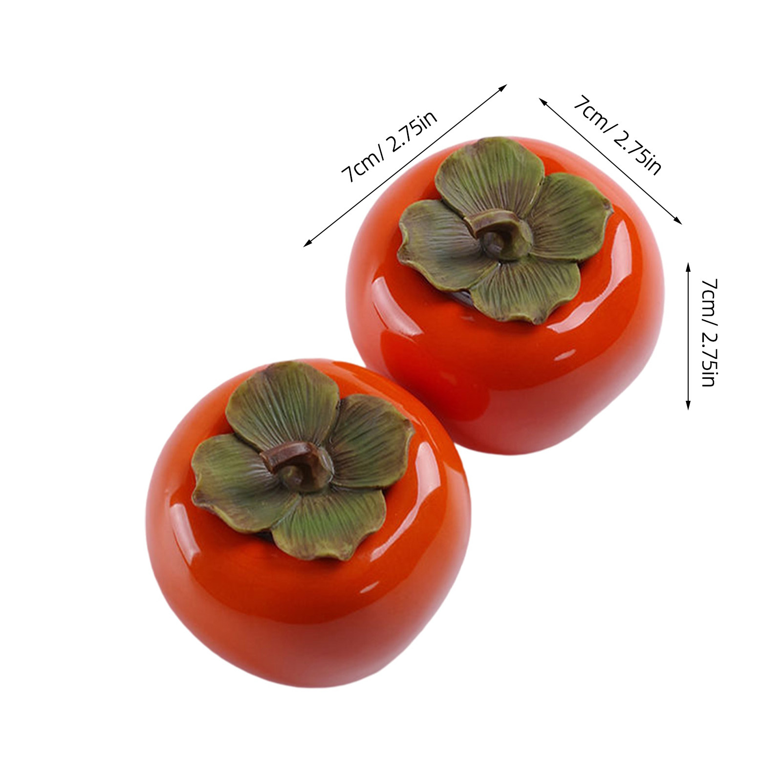 2Pcs Orange Persimmon Style Ce - огляд і ціна Food Storage Jars & Containers