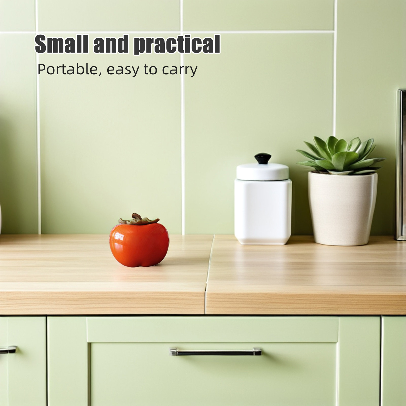 2Pcs Orange Persimmon Style Ce - огляд і ціна Food Storage Jars & Containers