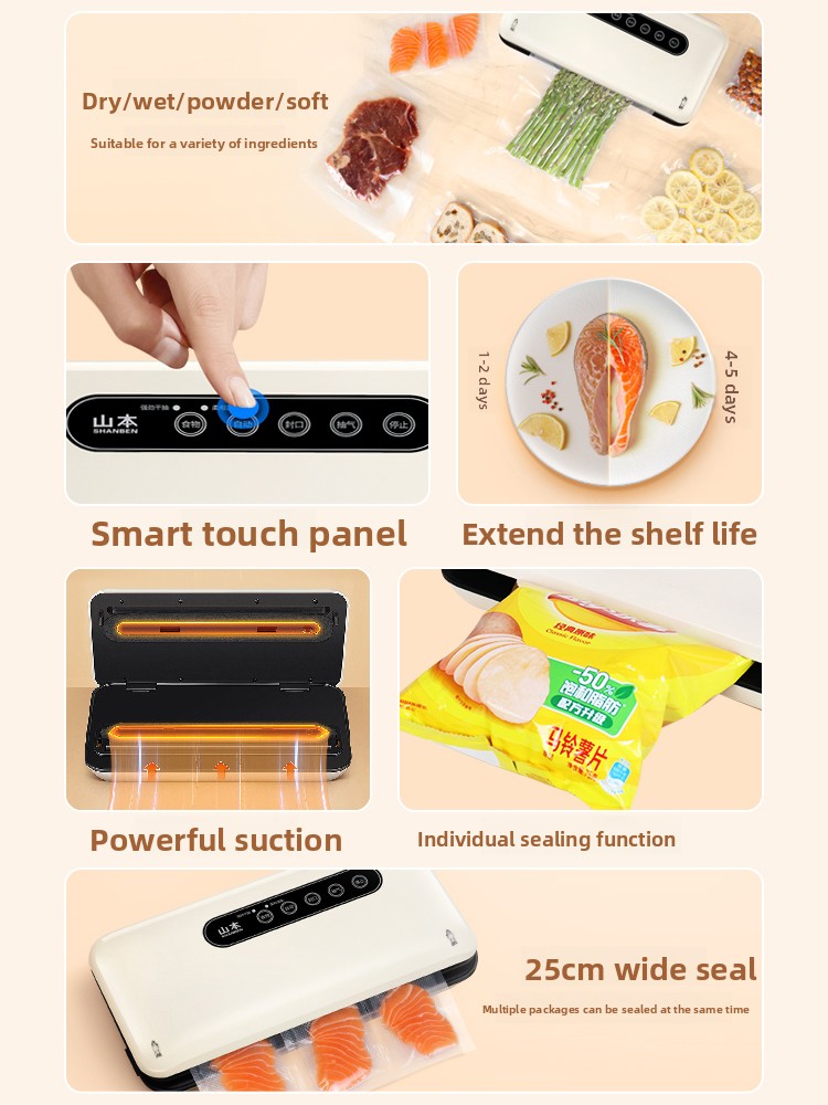 Mini Vacuum Sealer Machine Aut - огляд і ціна Food Storage Vacuum Sealer Machine