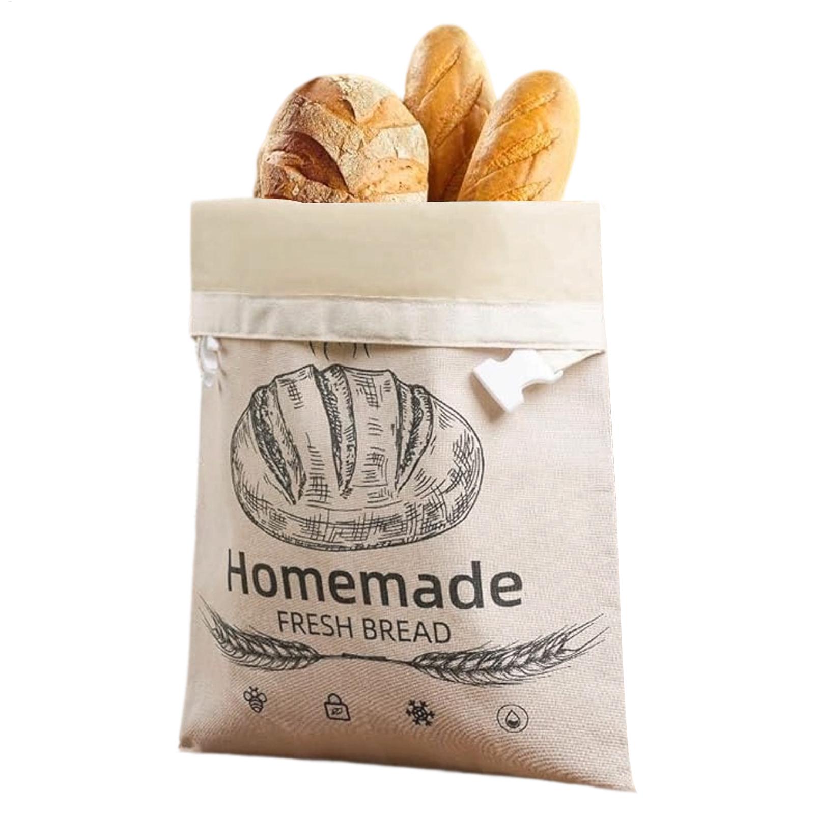 Linen Bread Bag Reusable Bags  - огляд і ціна Food Storage Reusable Bags