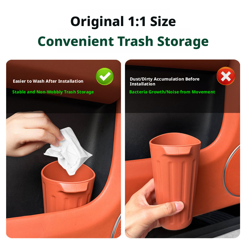 SEAMETAL Car Trash Can Food-Gr - огляд і ціна Food Storage Silicone