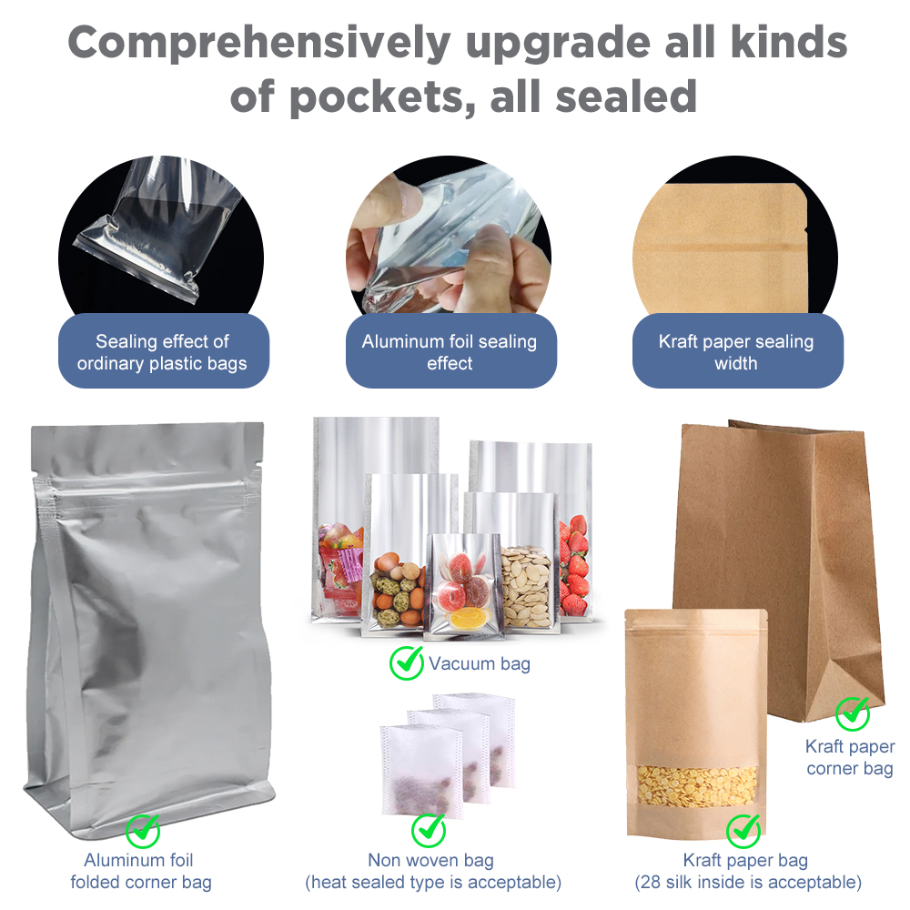 Impulse Sealer Machine Kitchen - огляд і ціна Food Storage Vacuum Sealer Machine