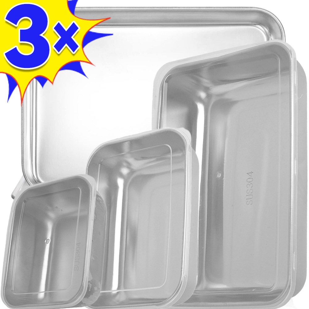 Stainless Steel Food Storage B - огляд і ціна Food Storage Boxes With Lids