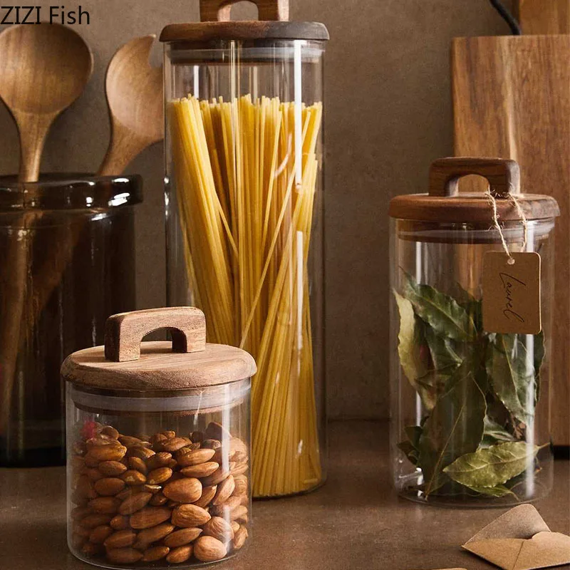 Wooden Lid Glass Storage Jar C - огляд і ціна Food Storage Lidl