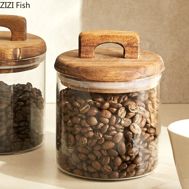 Wooden Lid Glass Storage Jar C - огляд і ціна Food Storage Lidl
