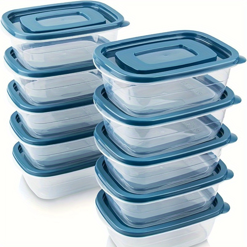 A Set of 6 Transparent Stackab - огляд і ціна Food Storage Boxes With Lids