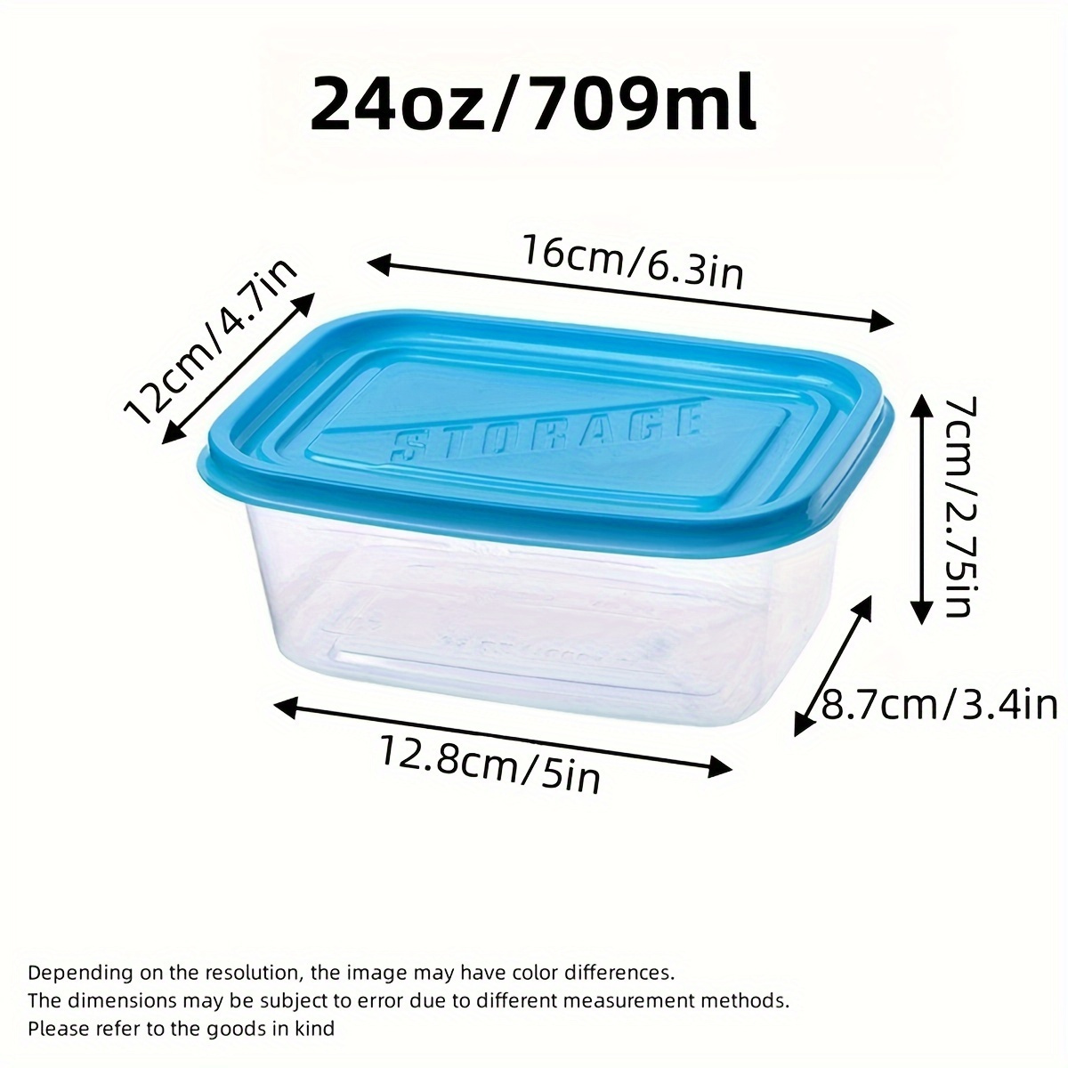 A Set of 6 Transparent Stackab - огляд і ціна Food Storage Boxes With Lids