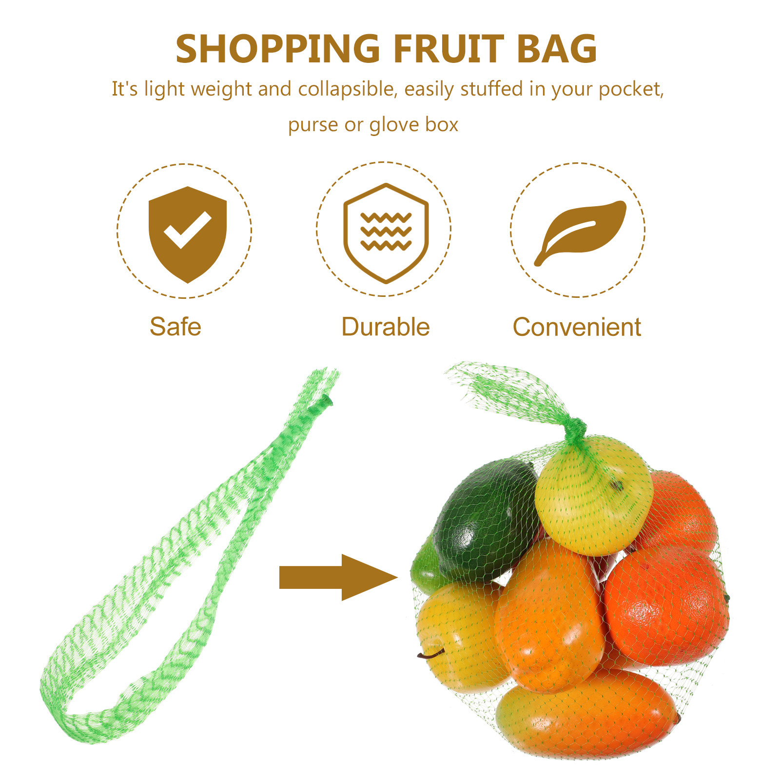 100Pcs Thickened Nylon Mesh Gr - огляд і ціна Produce Bag Reusable Mesh