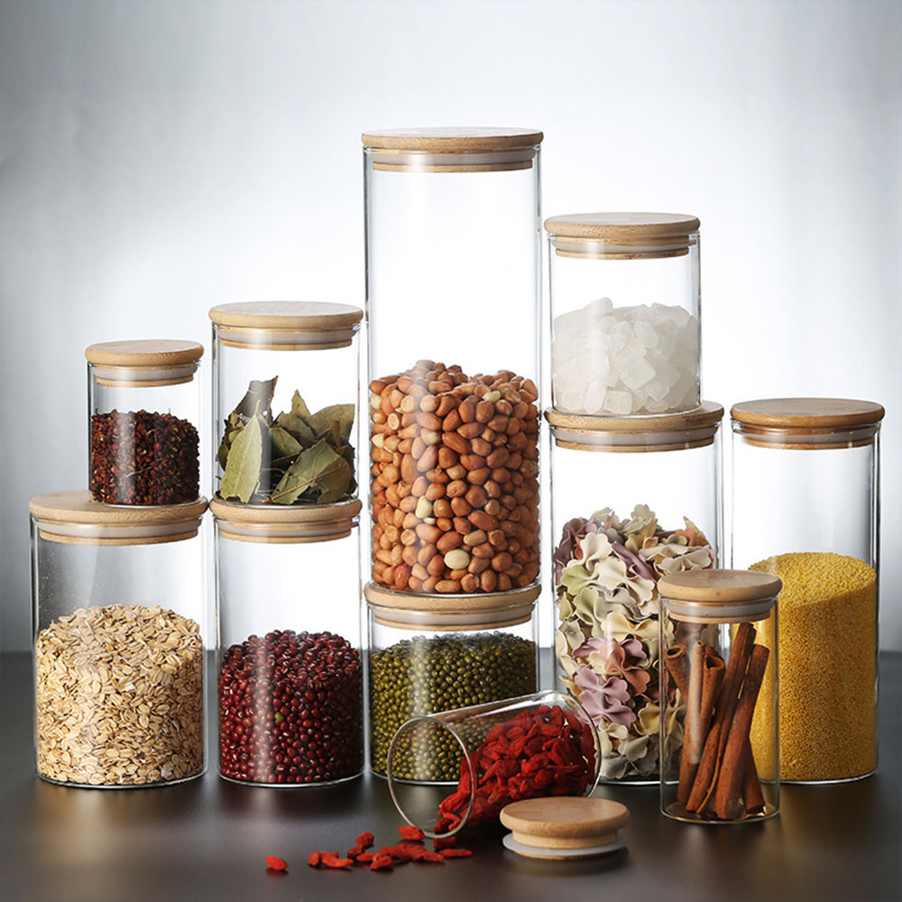 4/8pcs 250ml 500ml 1000ml Glas - огляд і ціна Glass Meal Prep Container
