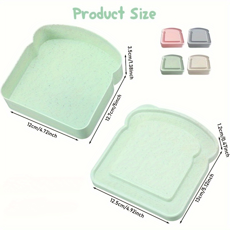 1pc Bento Boxes, Sandwich Cont - огляд і ціна Food Storage Boxes With Lids