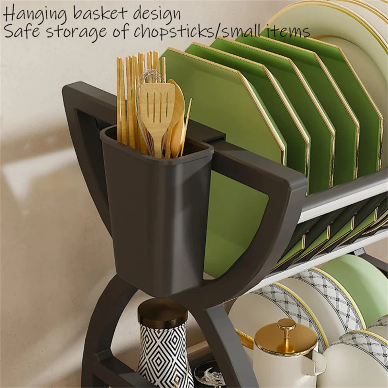 2 Tier Dish Drying Rack Kitche - огляд і ціна Food Storage Organiser