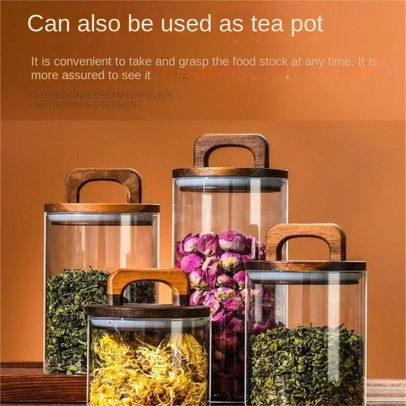 800-2100ml Wood Lid Glass Jar  - огляд і ціна Food Storage Lidl