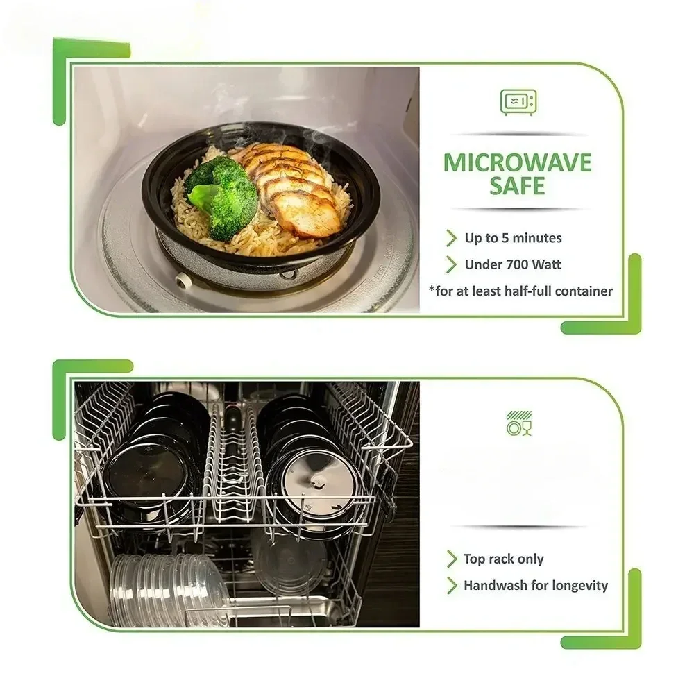 Meal Prep Containers Plastic F - огляд і ціна Glass Meal Prep Container