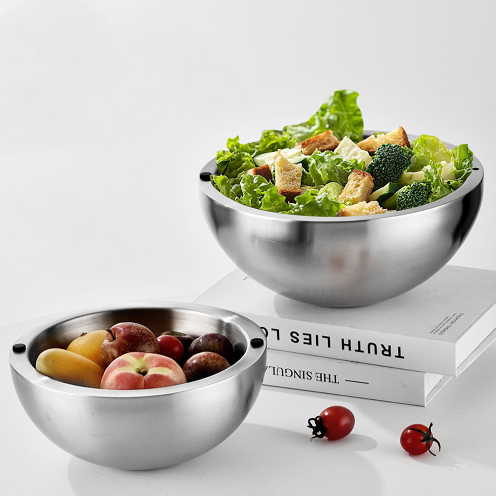 304 Thickened Salad Mixing Bow - огляд і ціна Food Storage Heat