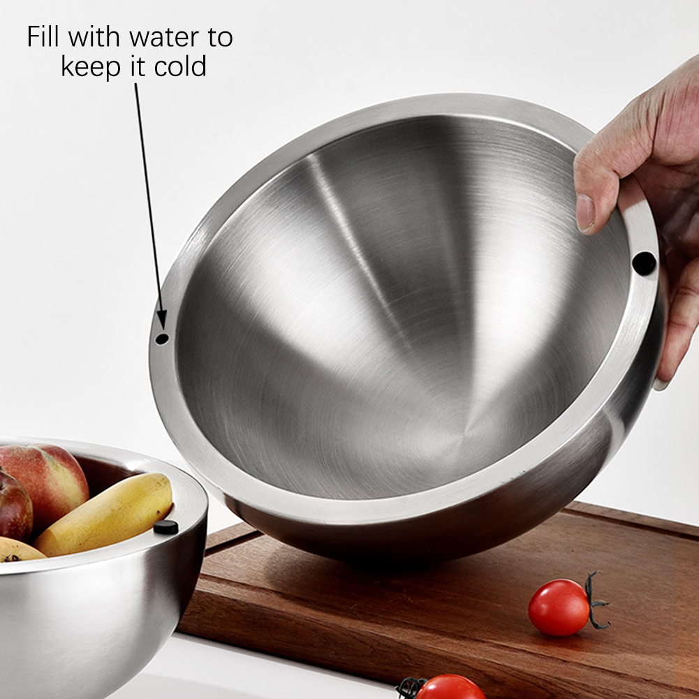 304 Thickened Salad Mixing Bow - огляд і ціна Food Storage Heat