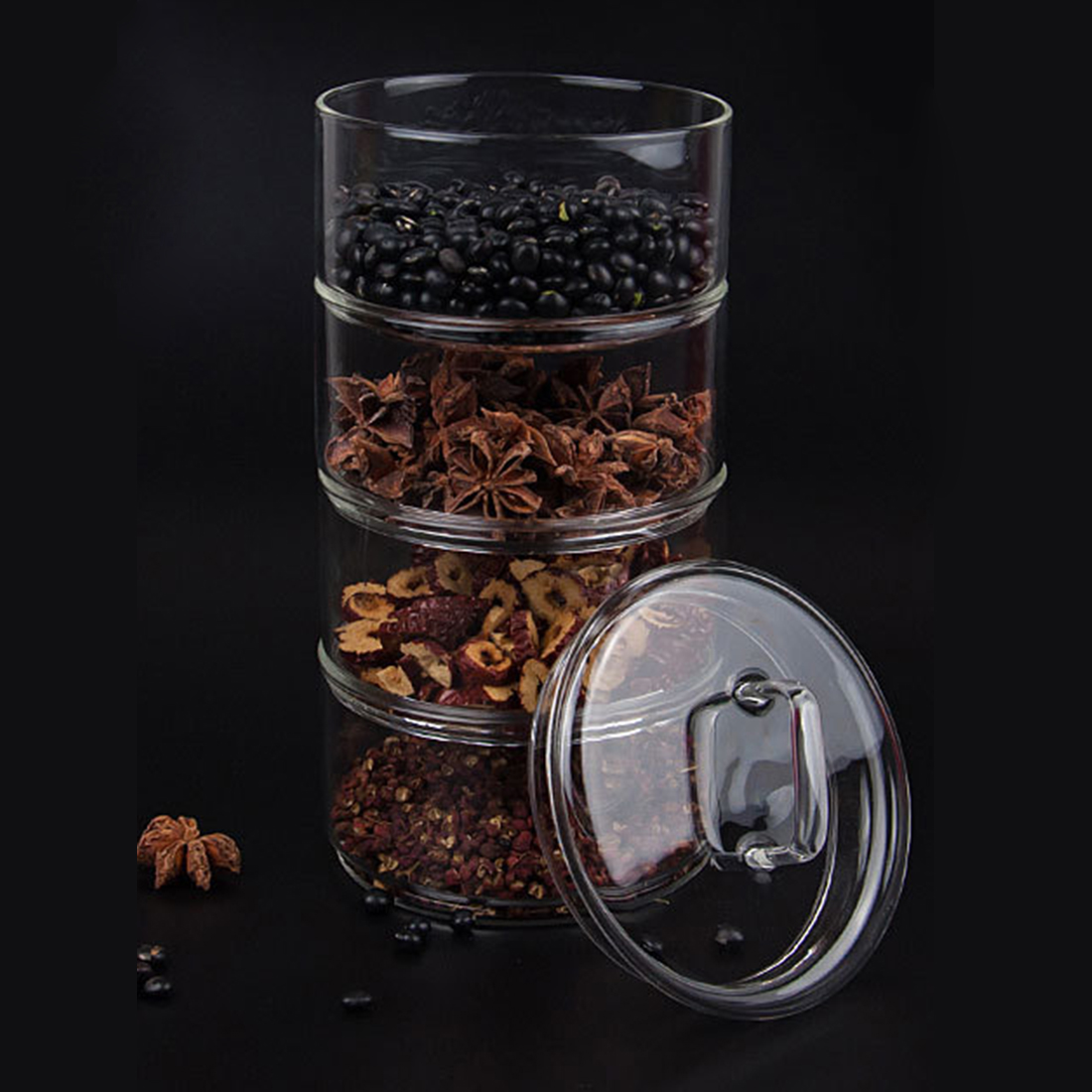 Multilayer Stackable Glass Bot - огляд і ціна Glass Meal Prep Container