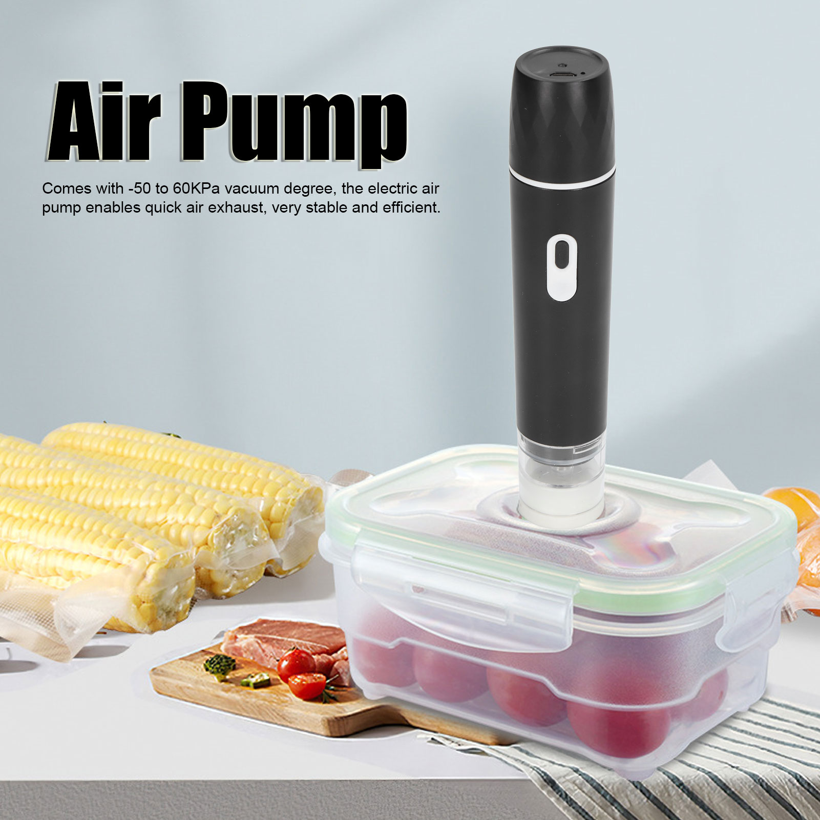 Electric Air Pump Handheld Vac - огляд і ціна Food Storage Vacuum Sealer Machine