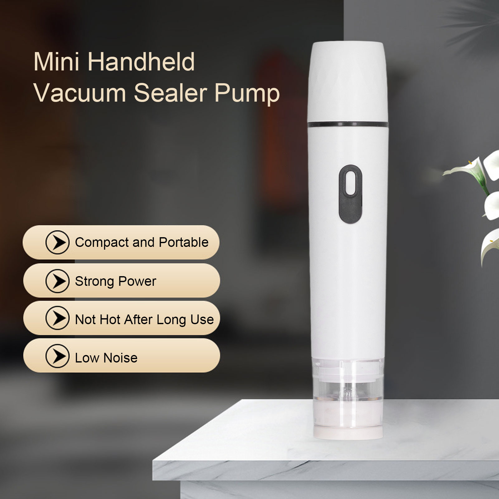 Electric Air Pump Handheld Vac - огляд і ціна Food Storage Vacuum Sealer Machine