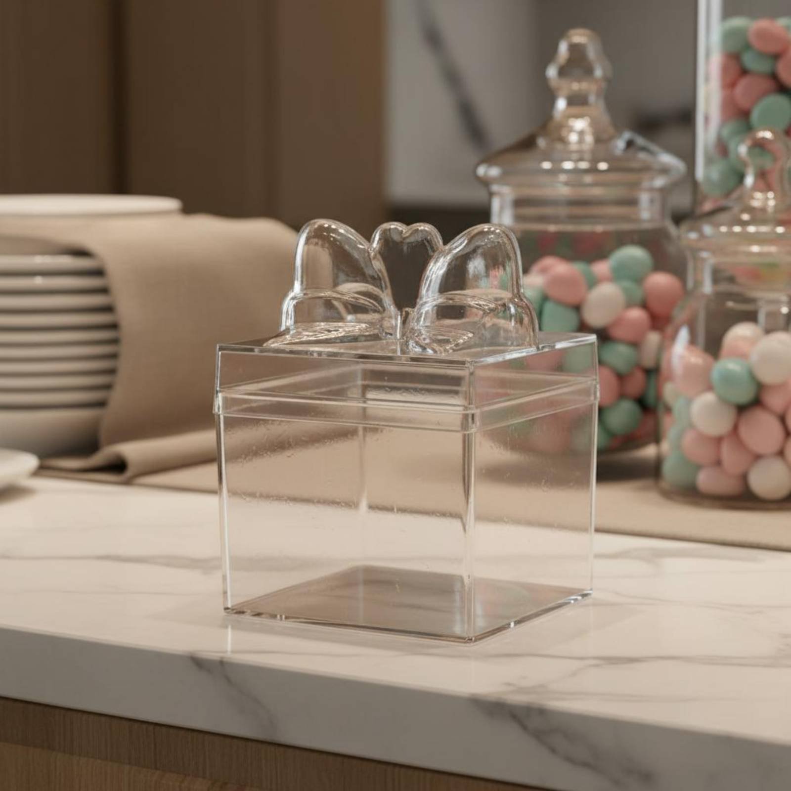 Clear Plastic Candy Box with R - огляд і ціна Food Storage Plastic Boxes