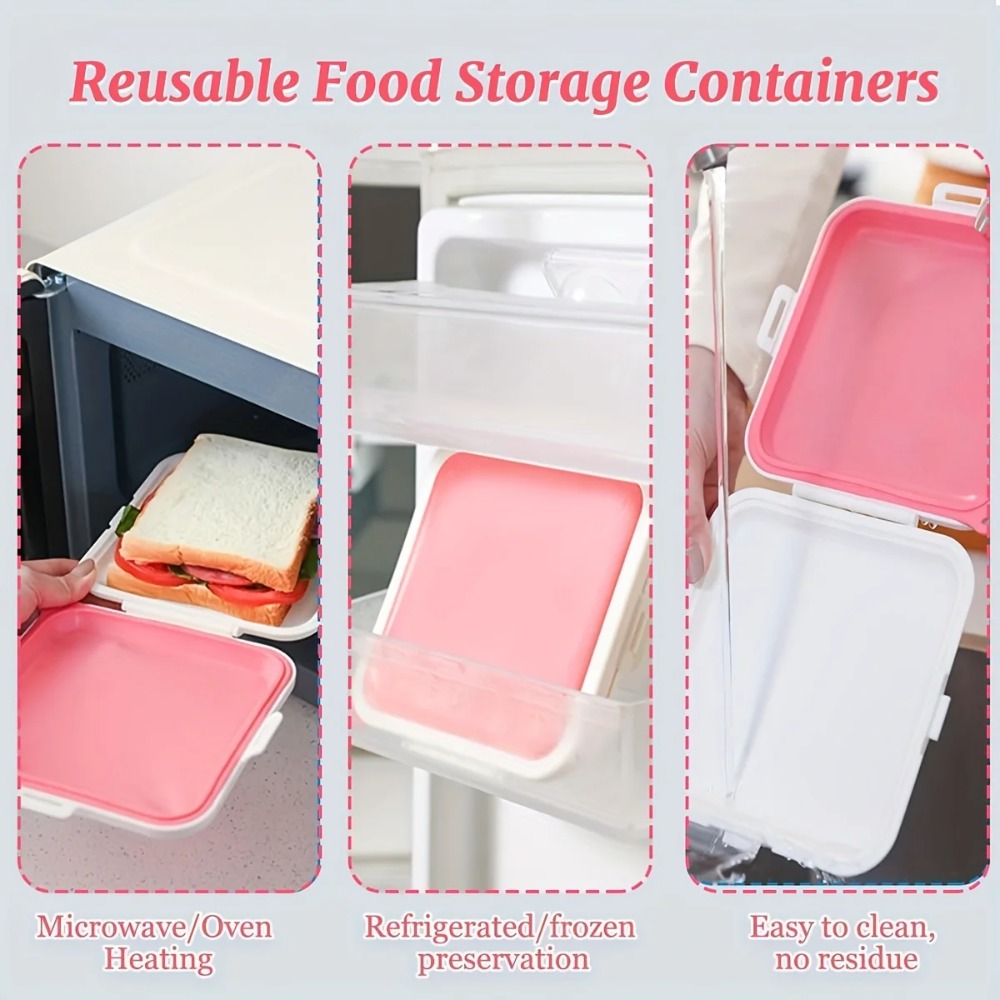 Silicone Sandwich Storage Box  - огляд і ціна Food Storage Silicone