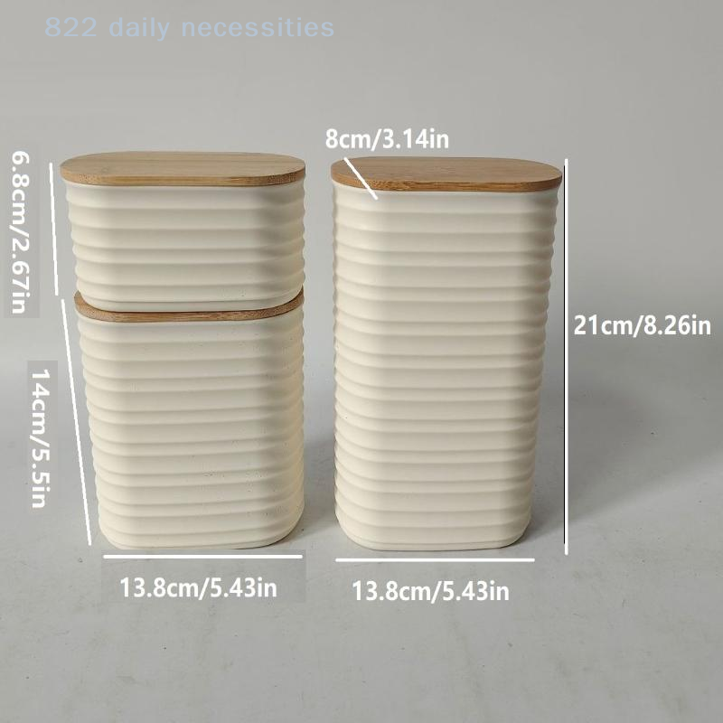Wooden Efficient Pantry Storag - огляд і ціна Food Storage Jars With Wooden Lids