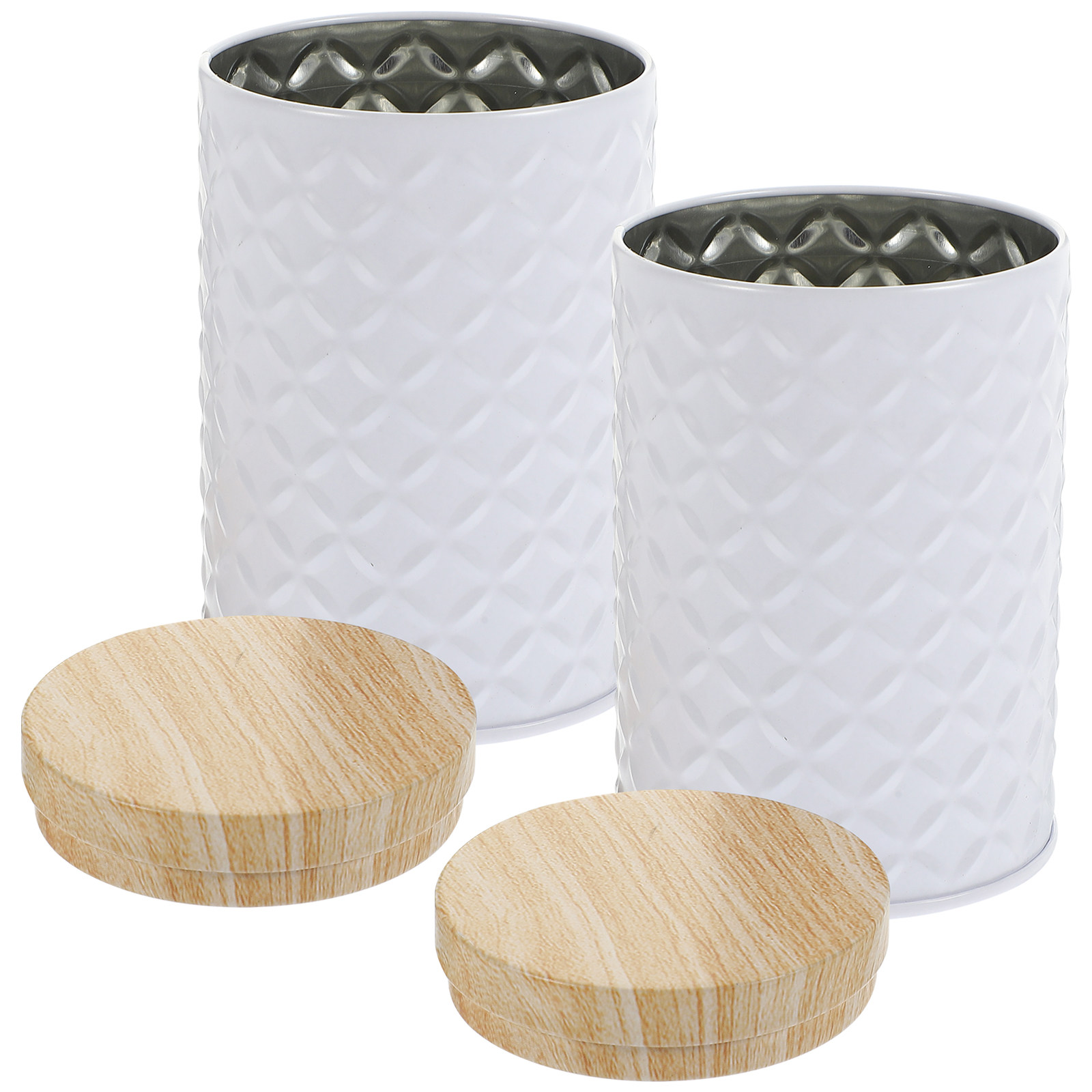 2Pcs Food Grade Tinplate Stora - огляд і ціна Food Storage Jars & Containers