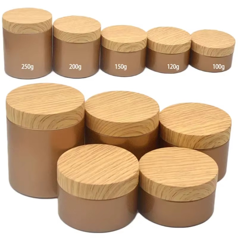30PCS PET Empty Plastic Jar 10 - огляд і ціна Food Storage Jars With Wooden Lids