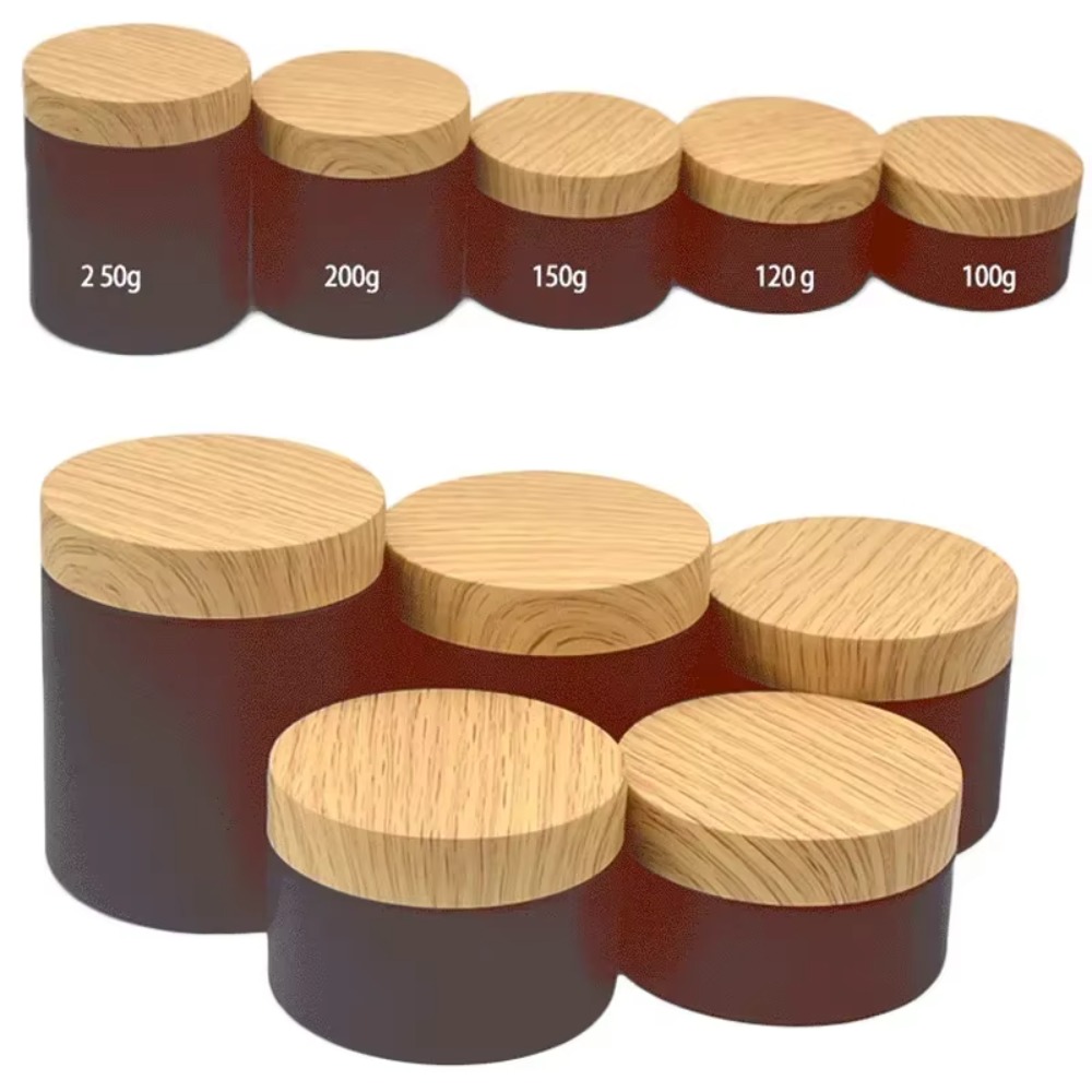 30PCS PET Empty Plastic Jar 10 - огляд і ціна Food Storage Jars With Wooden Lids