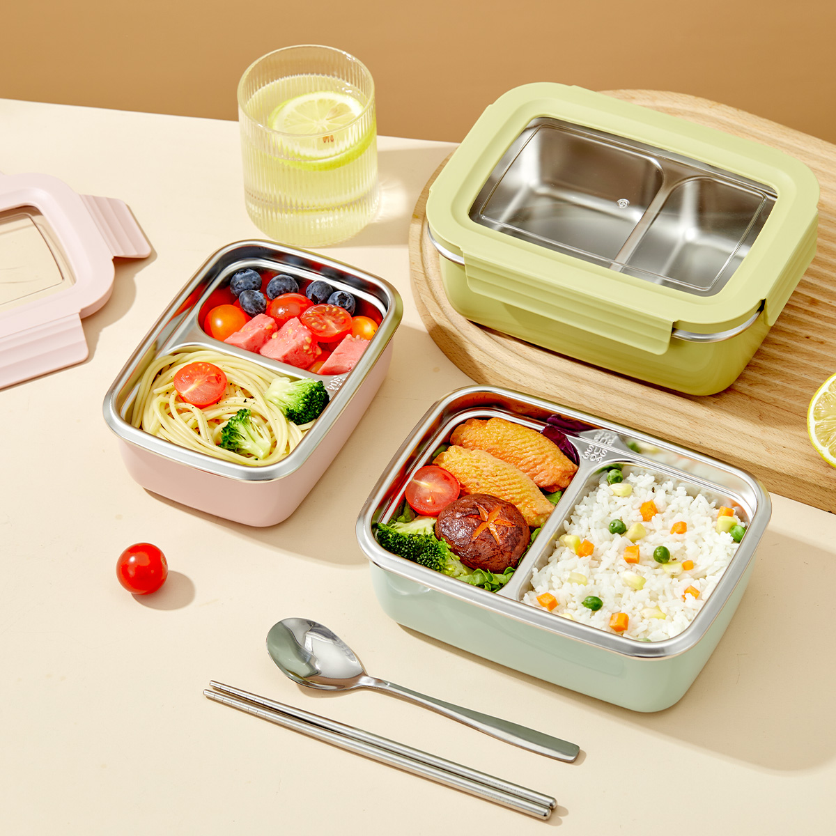 Microwave 304 Stainless Steel  - огляд і ціна Glass Meal Prep Container