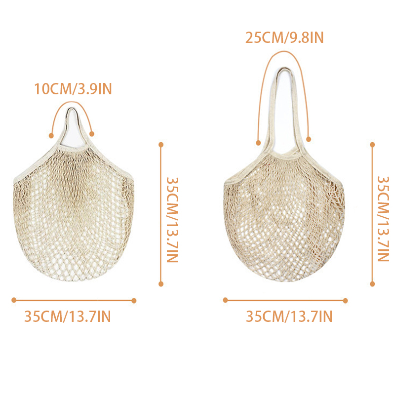 Foldable Cotton Mesh Shopping  - огляд і ціна Produce Bag Reusable Mesh