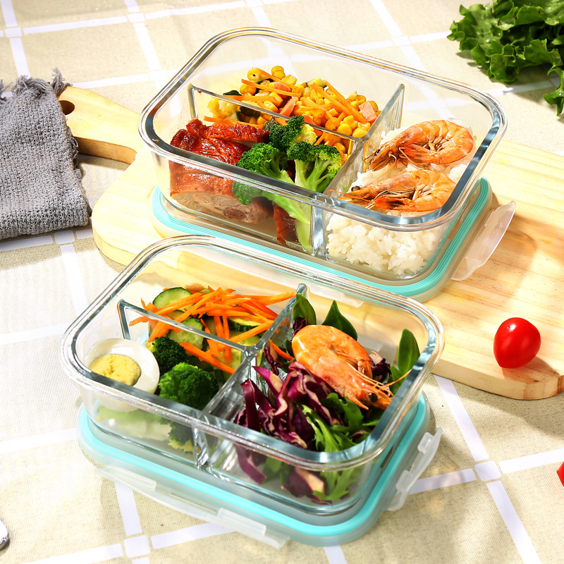 Glass Fresh-Keeping Box high B - огляд і ціна Glass Meal Prep Container