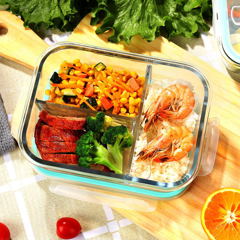 Glass Fresh-Keeping Box high B - огляд і ціна Glass Meal Prep Container