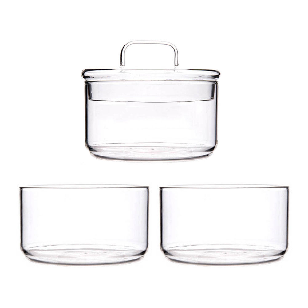 1Set Clear Glass Storage Bowl  - огляд і ціна Food Storage Jars & Containers
