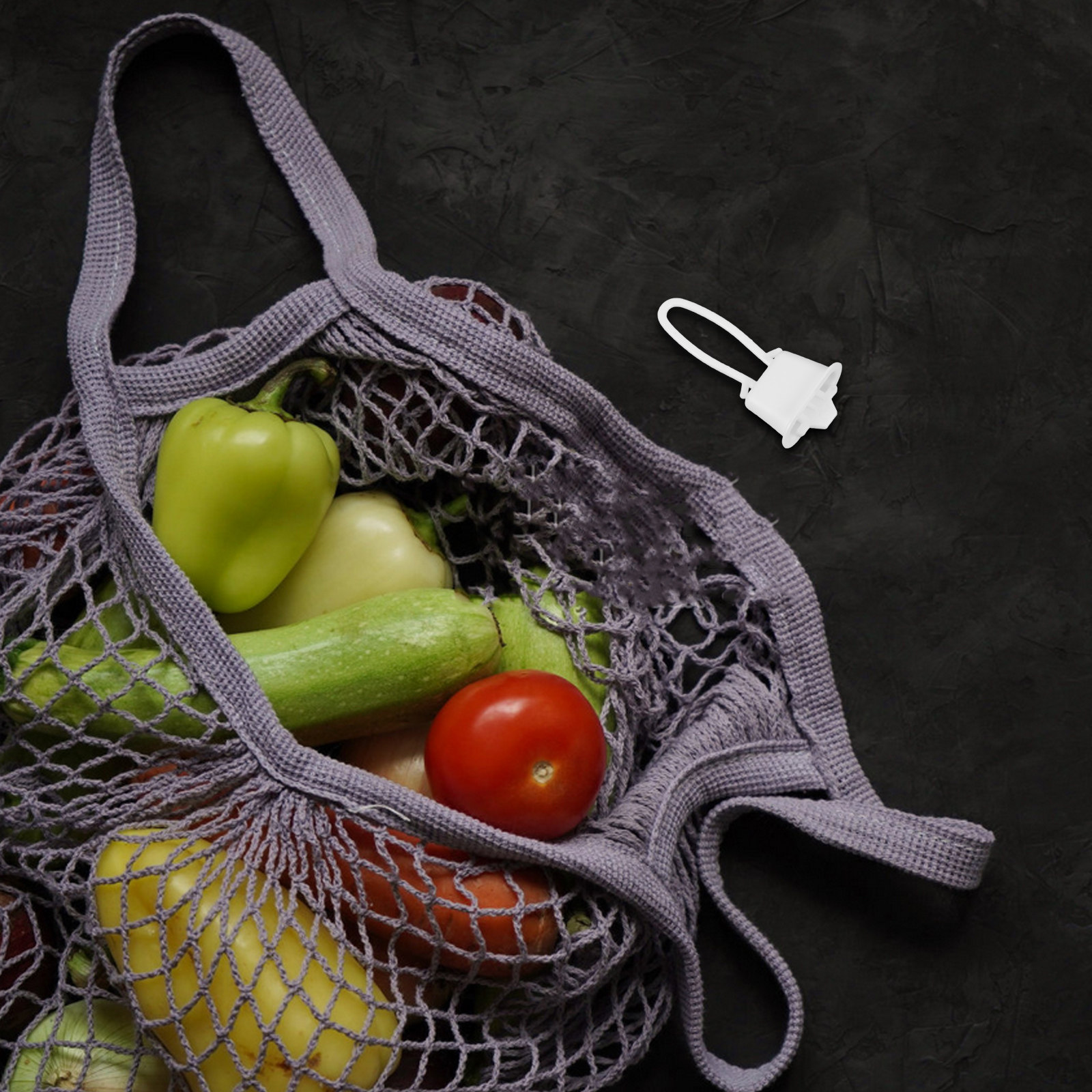 200Pcs Mesh Bag Clasps Plastic - огляд і ціна Produce Bag Reusable Mesh
