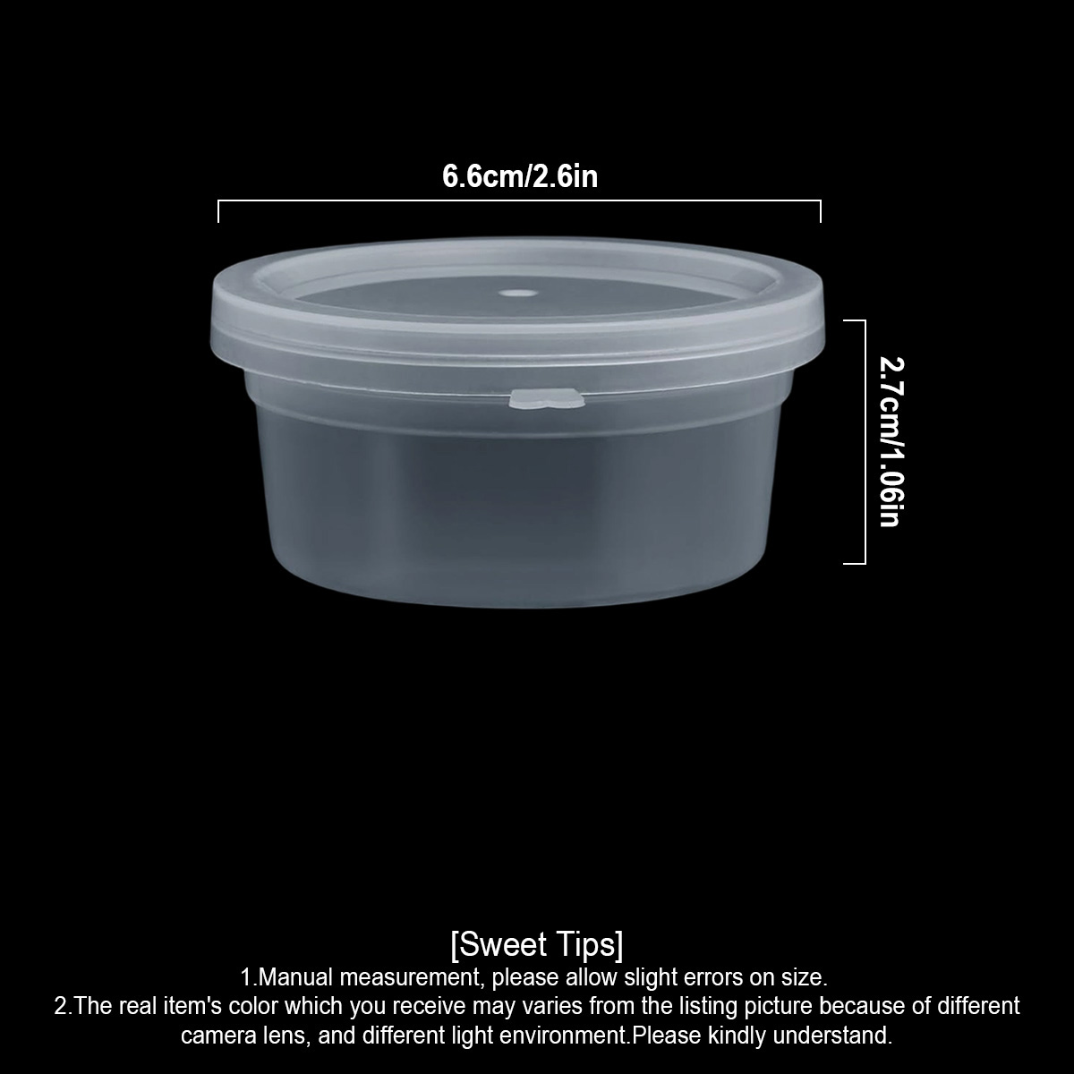 10/20/40 Pack Small Slime Cont - огляд і ціна Food Storage Boxes With Lids