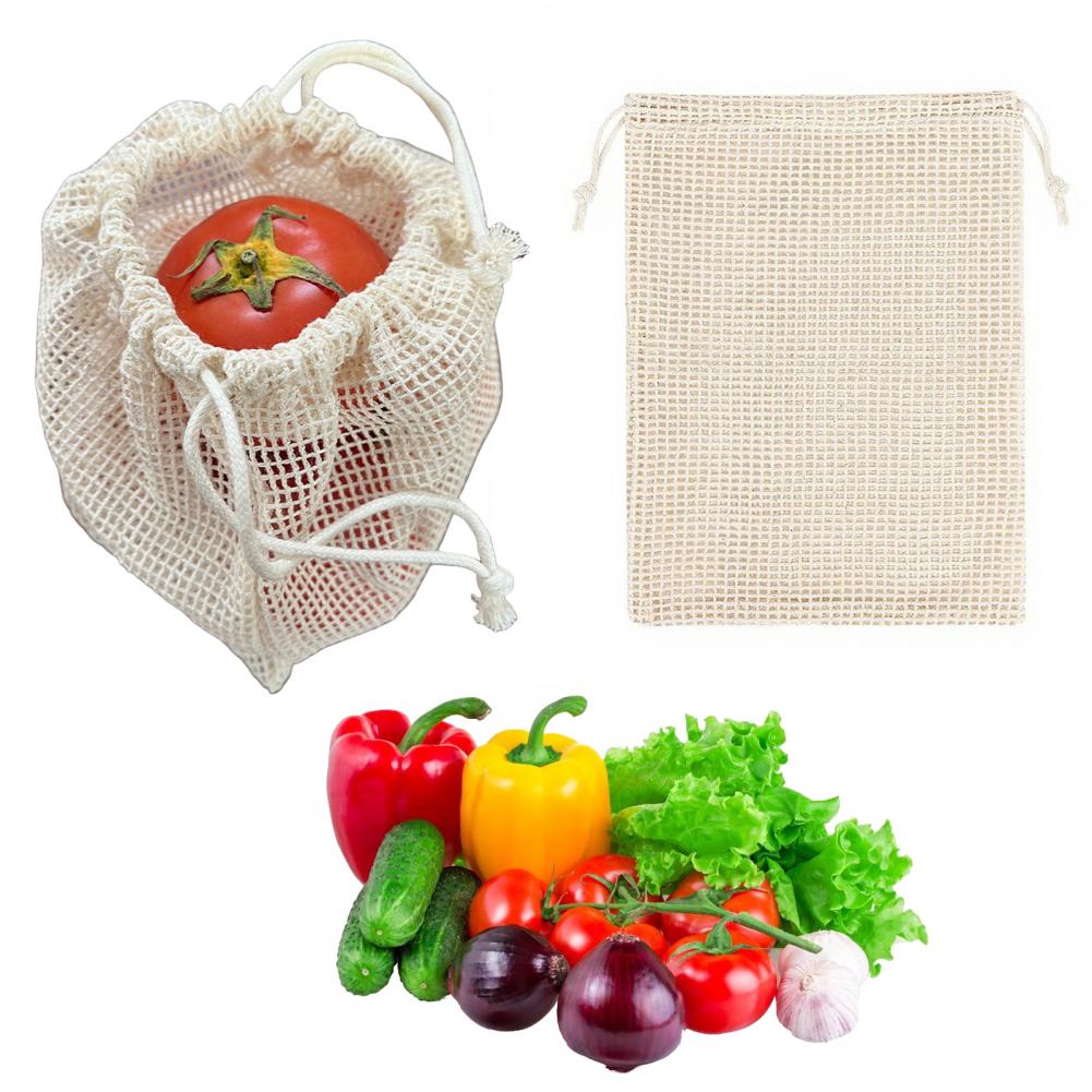 Cotton Mesh Produce Bags Plast - огляд і ціна Produce Bag Reusable Mesh